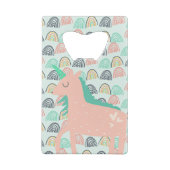 Rainbogen en Unicorns Kredietkaart Flessenopener (Achterkant)