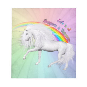 Rainbogen en Unicorns Notitieblok