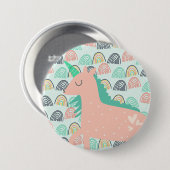 Rainbogen en Unicorns Ronde Button 7,6 Cm (Voorkant /achterkant)