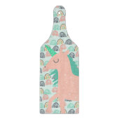 Rainbogen en Unicorns Snijplank (Voorkant)