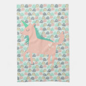 Rainbogen en Unicorns Theedoek (Verticaal)
