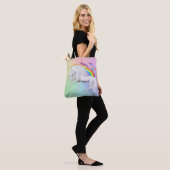 Rainbogen en Unicorns Tote Bag (Op model)
