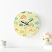 Rainbogen en wolken grote klok (Huis)
