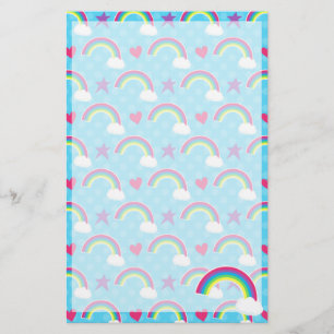 Rainbogen, harten en stangen briefpapier