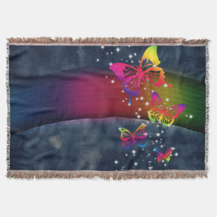 Rainbogen op Butterflies Deken