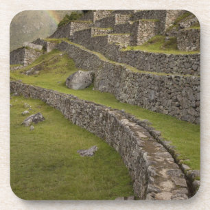 Rainbogen over de landbouwterrassen, Machu Bier Onderzetter
