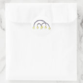 Rainbogen Ronde Sticker (Tas)