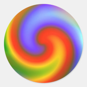 Rainbogen Ronde Sticker