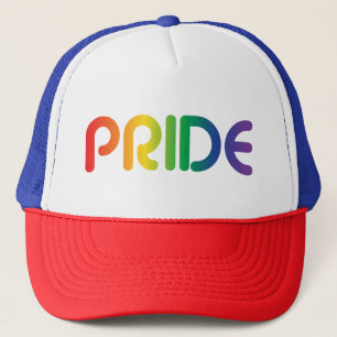 Rainboletekst voor Gay Pride Trucker Pet