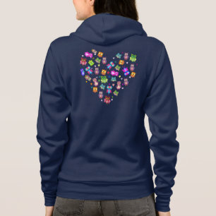 Rainboleuiken houden van hart hoodie