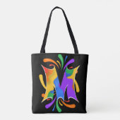 Rainbooboogbrief M Monogram Abstract Draagtas (Achterkant)