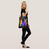 Rainbooboogbrief M Monogram Abstract Draagtas (Op model)