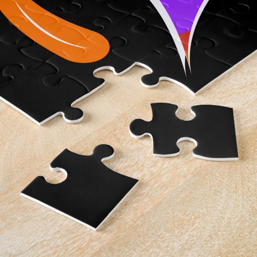 Rainbooboogbrief M Monogram Abstract Legpuzzel (Zijkant)