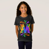 Rainbooboogbrief M Monogram Abstract T-shirt (Voorkant volledig)