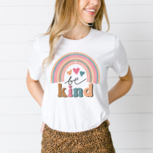 Rainboog-positiviteitscijfer in de achterste stand t-shirt
