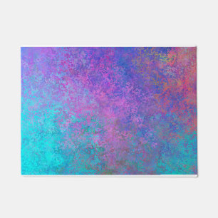 Rainboogalcoholinkt, helderkleurig Abstract Deurmat