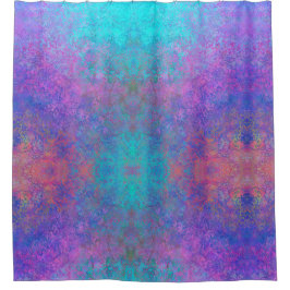 Rainboogalcoholinkt, helderkleurig Abstract Douchegordijn