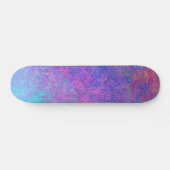 Rainboogalcoholinkt, helderkleurig Abstract Skateboard (Horizontaal)