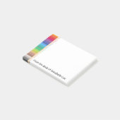 Rainboogassortiment gekleurde pennen Licht Post-it® Notes (Schuin)