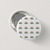 Rainboogbadge Ronde Button 3,2 Cm (Voorkant /achterkant)