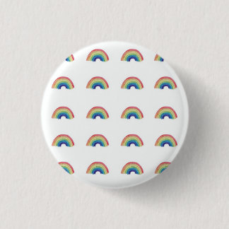 Rainboogbadge Ronde Button 3,2 Cm
