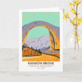 Rainboogbrug National Monument Utah Kaart (Gele Bloem)