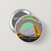 Rainboogbrug National Monument Utah Ronde Button 5,7 Cm (Voorkant /achterkant)