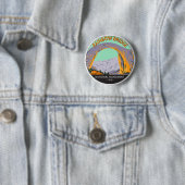 Rainboogbrug National Monument Utah Ronde Button 5,7 Cm (In situ)