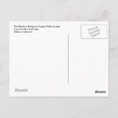 Rainboogbrug, Niagara-Herfsten Briefkaart (Achterkant)