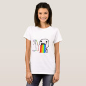 Rainboogcomputer T-shirt (Voorkant volledig)