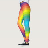 Rainboogconcentrische cirkel leggings (Links)
