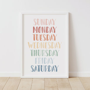 Rainboogdagen van het Poster van de Klantenzaal