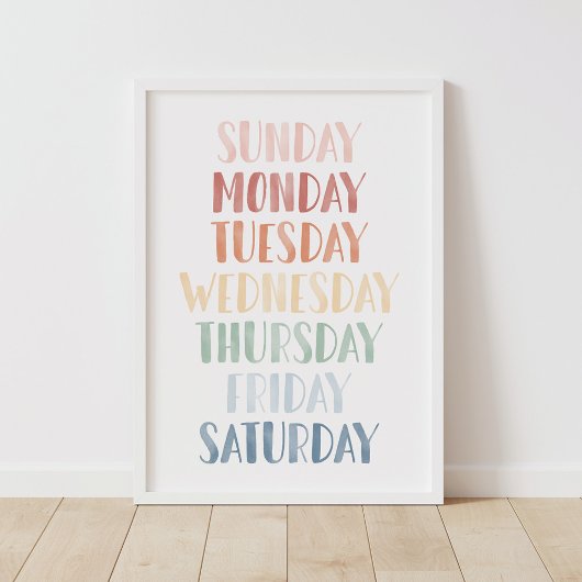 Rainboogdagen van het Poster van de Klantenzaal