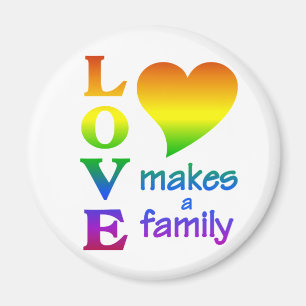 Rainboogfamilie magneet