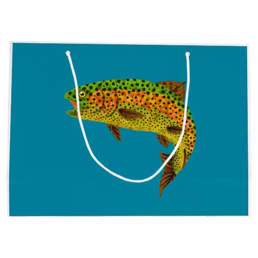 Rainboogforel 1 van Aspen Leaf Groot Cadeauzakje (Achterkant)