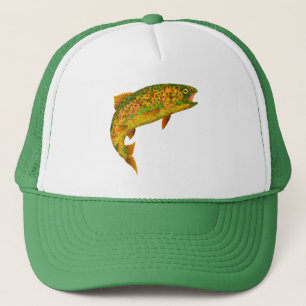 Rainboogforel 2 van Aspen Leaf Trucker Pet