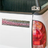 Rainboogforel op PatternWear© Bumpersticker (Op Truck)
