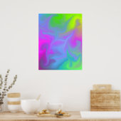 Rainbooggezicht Poster (Keuken)