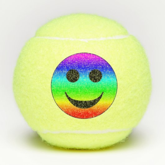 Rainbooggezicht Tennisballen (Voorkant)