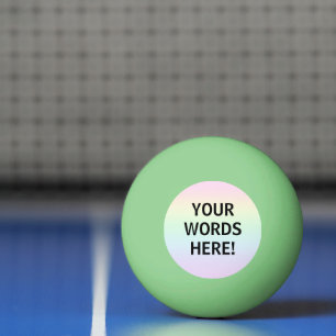 Rainbooggloed in de donkerpingbal pingpongballen