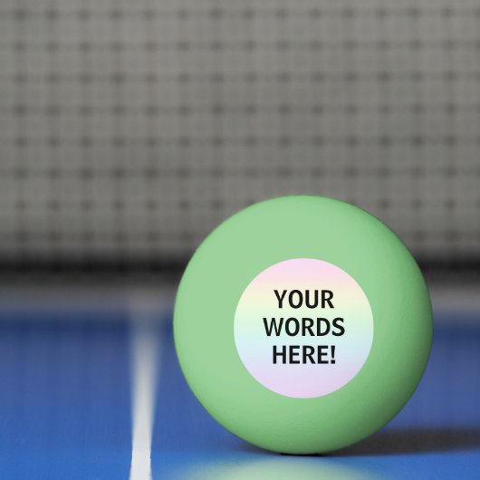 Rainbooggloed in de donkerpingbal pingpongballen (Net)