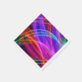 Rainbooggloed teken servet (Hoek)