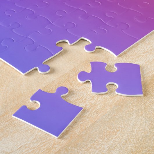 Rainbooggradiënt uitdagend Jigzaag Puzzle Legpuzzel (Zijkant)