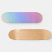 Rainbooggradiënt van pasta skateboard (Horizontaal)