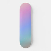 Rainbooggradiënt van pasta skateboard (Voorkant)