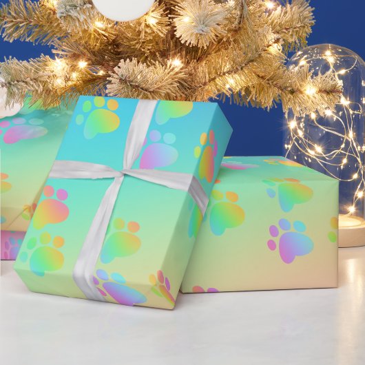 Rainbooggradiënt verfdrukken Verlooppapier Cadeaupapier (Feestdagen)