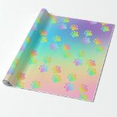 Rainbooggradiënt verfdrukken Verlooppapier Cadeaupapier (Uitgerold)