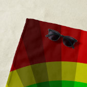 Rainbooghanddoek voor optische verlichting strandlaken (In situ)