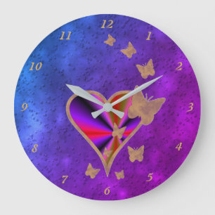 Rainbooghart en vlinder grote klok