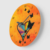 Rainbooghart en vlinder grote klok (Hoek)